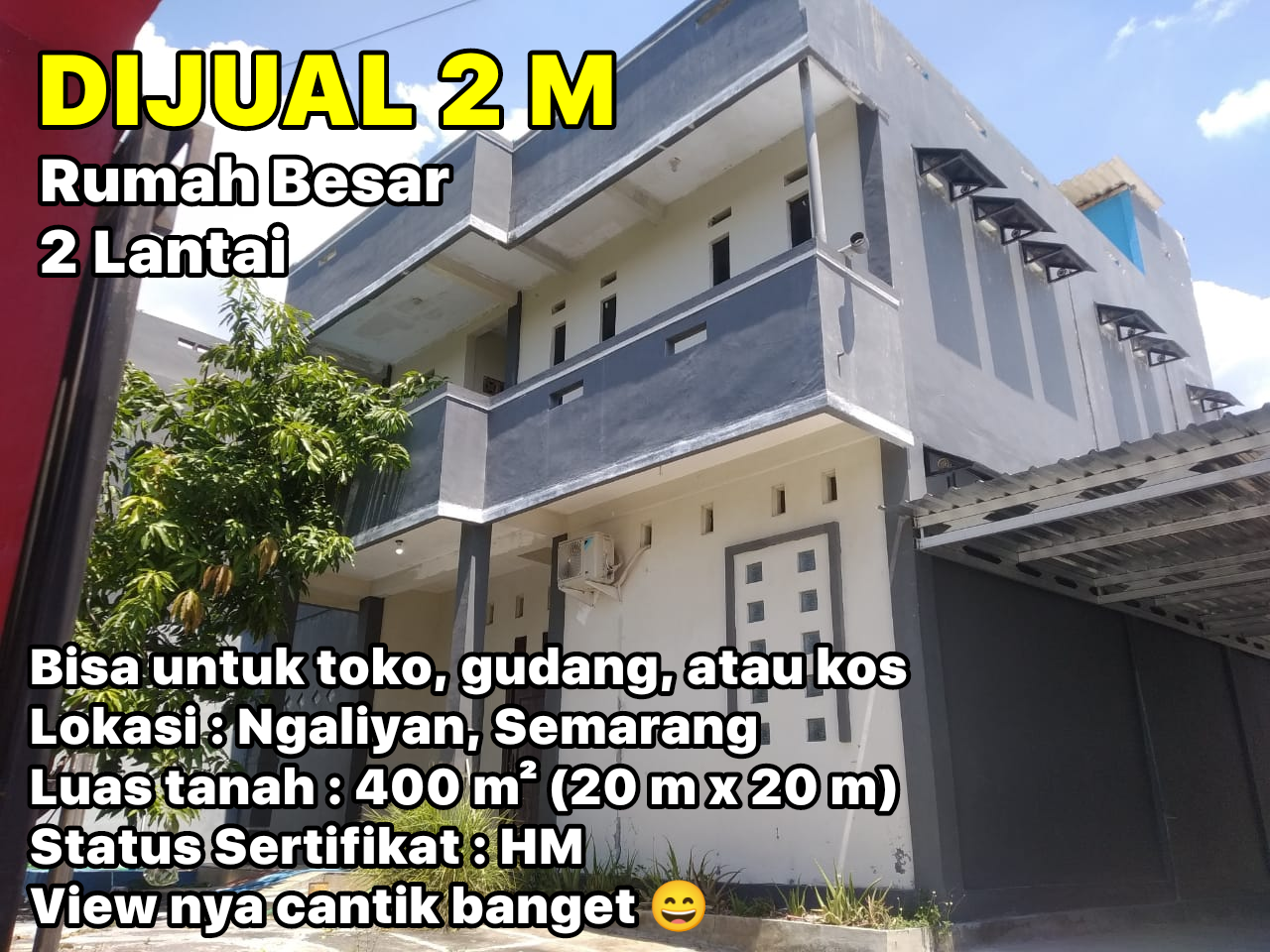 Rumah Besar 2 Lantai di Ngaliyan, Semarang